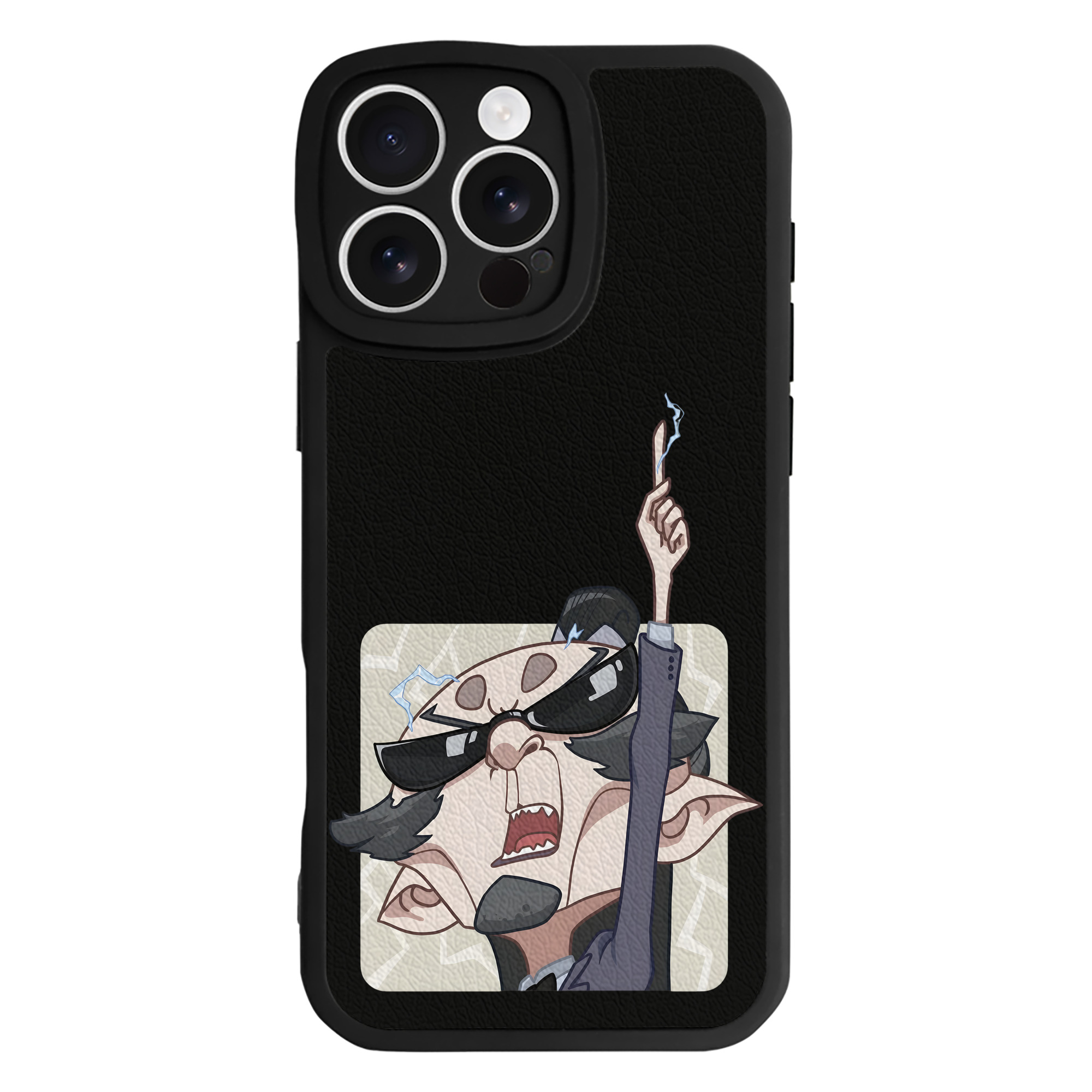 （画像用） Ne Zha 2 ナタ 魔童の大暴れ 【iPhone 16シリーズ対応】シリコンスマホケース（レザー調） 材質：シリコン